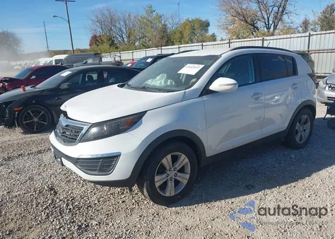 2011 Kia Sportage Lx from USA, damaged, VIN KNDPB3A22B7016916